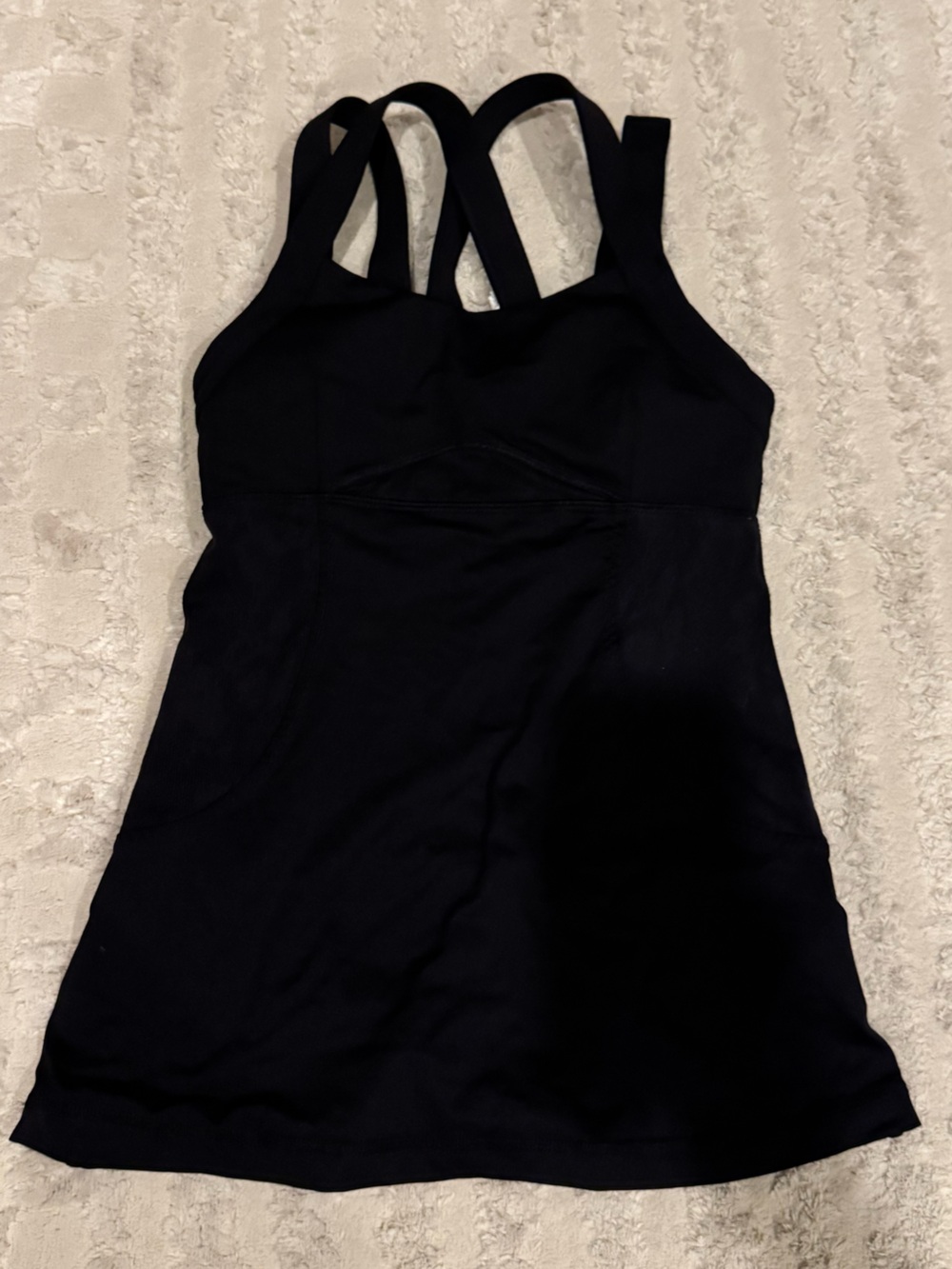 lululemon athletica Black Strappy Tank Top